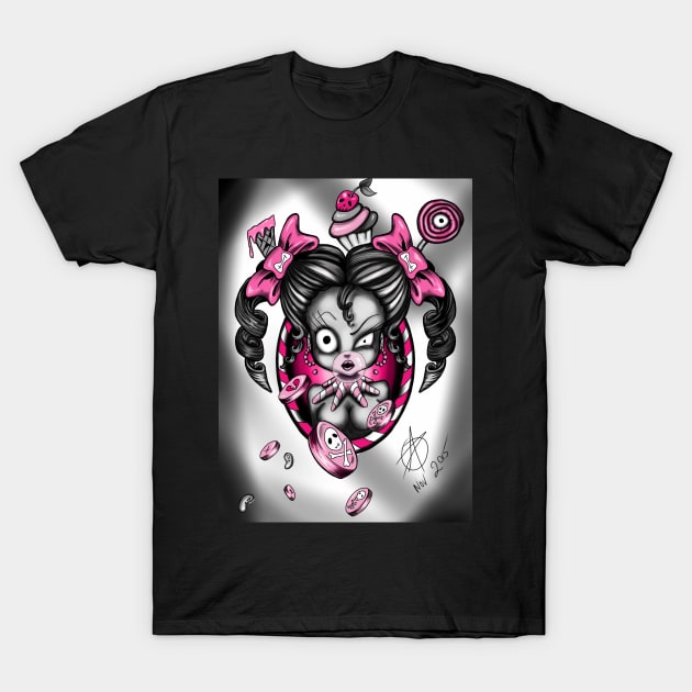 Toxic candy girl T-Shirt by trainwreck911